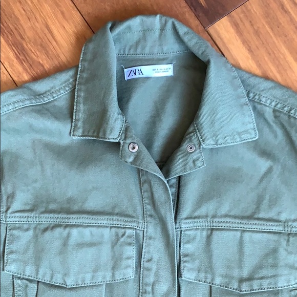 ZARA crop shacket | Like NWOT - Picture 2 of 4